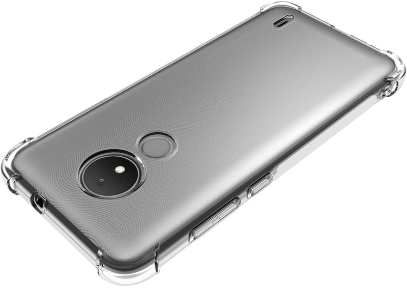 Cargue la imagen en el visor de la galería, Nokia C21 - AirPillow Cushion Transparent Soft Clear TPU Four Corners Protective Case - Polar Tech Australia
