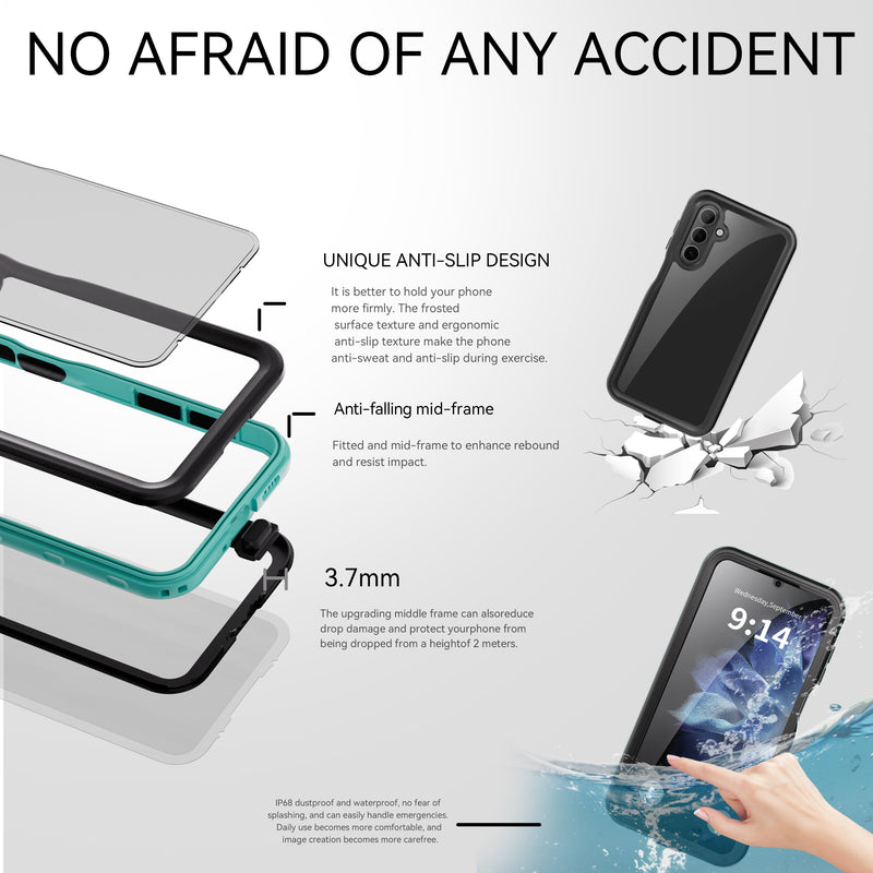 Cargue la imagen en el visor de la galería, [A Series] Samsung Galaxy A16 4G / 5G (SM-A165 / SM-A166) Series - Redpepper IP68 Waterproof Heavy Duty Tough Armor Case - Polar Tech Australia
