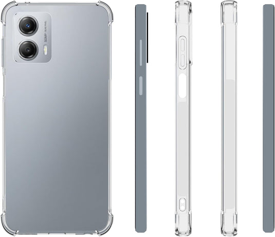 Motorola Moto G 5G 2023 - AirPillow Cushion Transparent Soft Clear TPU Four Corners Protective Case - Polar Tech Australia
