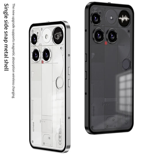 Nothing Phone (3) - Snap Buckle Metal Frame Frosted Phone Case - Polar Tech Australia