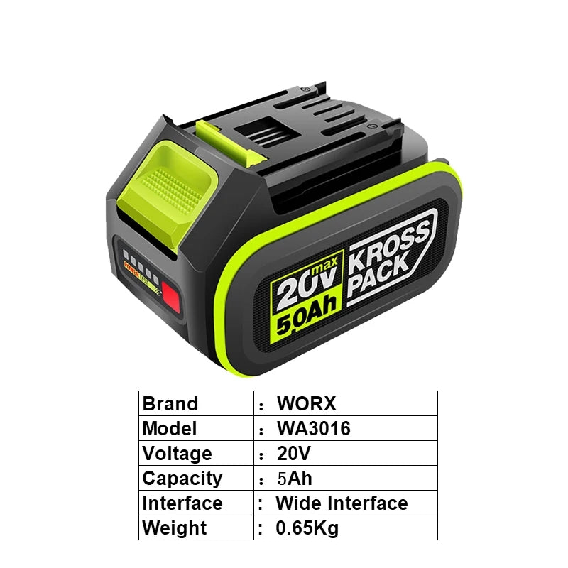 Load image into Gallery viewer, OEM High Quality Worx 20V WA3551 WA3551.1 WA3553 WA3553.1 WA3553.2 Series - Electrical Tool Li-ion Battery
