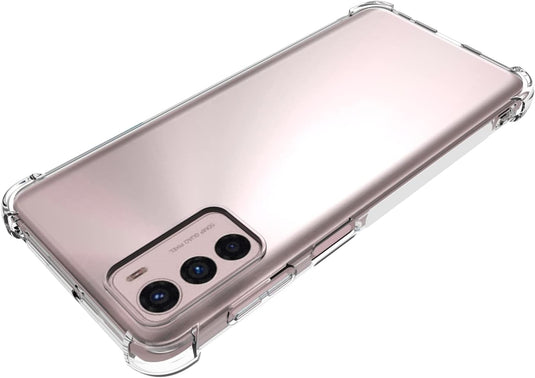 Motorola Moto G42 - AirPillow Cushion Transparent Soft Clear TPU Four Corners Protective Case - Polar Tech Australia