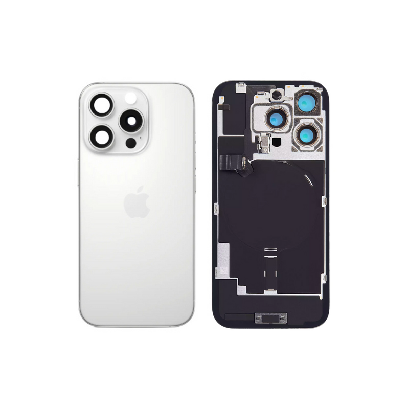 Load image into Gallery viewer, [Full Assembly] Apple iPhone 16 Pro Max - Back Glass With Steel Plate With Wireless NFC Charging MagSafe Magnet &amp; Flashlight Flex - Polar Tech Australia
