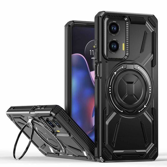 [Built-in ring bracket] Motorola Moto Edge 50 Ultra - Shield Shockproof Rugged Heavy Duty Case - Polar Tech Australia