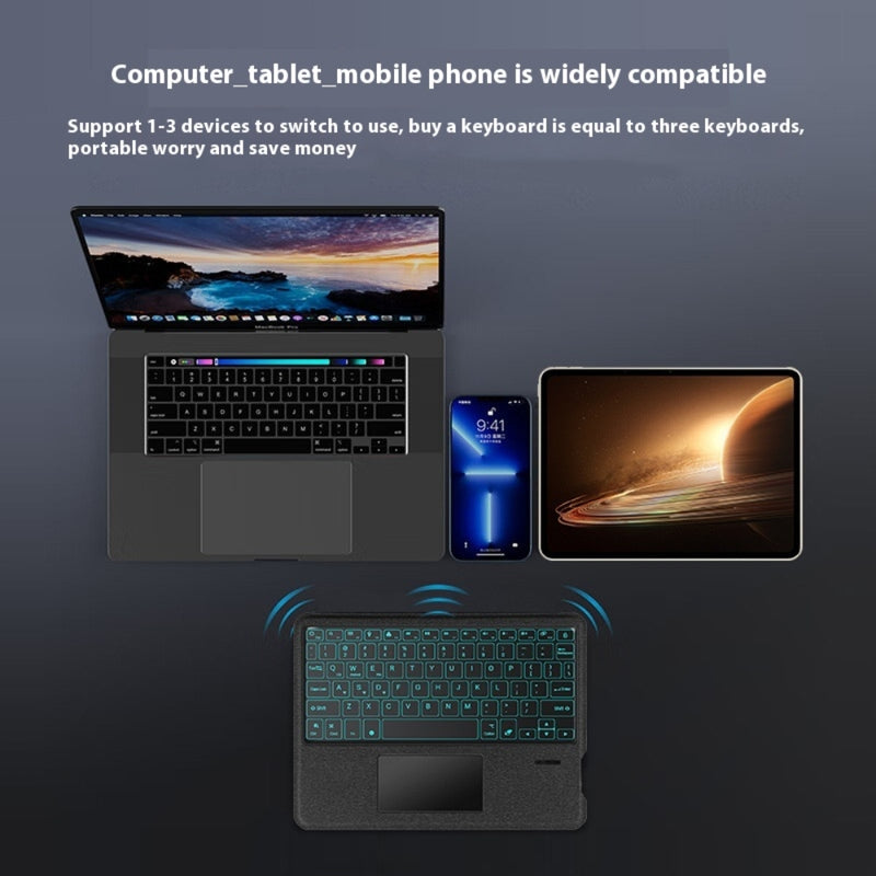Chargez l&#39;image dans la visionneuse de la galerie, [With backlight] OPPO Pad Neo (OPD2302, OPD2303) - Detachable Smart Colorful Backlit Keyboard Case - Polar Tech Australia
