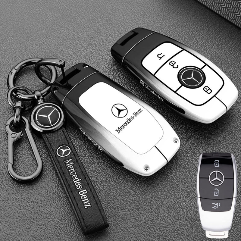 Load image into Gallery viewer, Mercedes Benz Stylish with Cool Shockproof Car Key Fob Protective Case Cover For Benz A, C, E, S, G-Class, GLA, GLB, GLC, GLE, GLS - Polar Tech Australia
