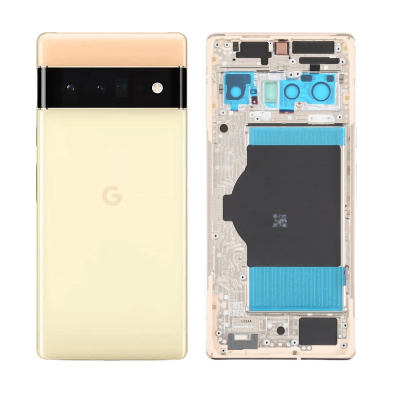 Cargue la imagen en el visor de la galería, Google Pixel 6 Pro (GLUOG) Rear Back Frame Housing Assembly With Camera Lens - Polar Tech Australia
