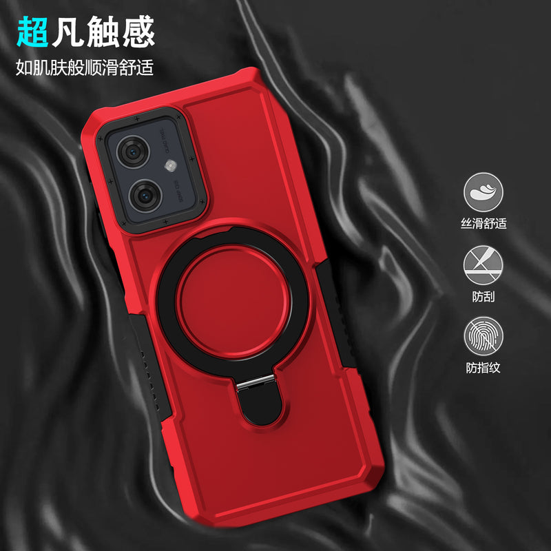 Load image into Gallery viewer, [Ring Rotating Stand] Motorola Moto E14/G14 - Shield Shockproof Rugged Heavy Duty Case - Polar Tech Australia

