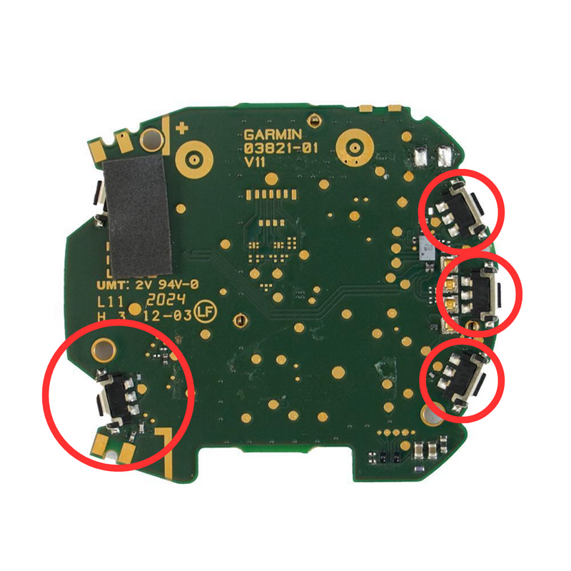 Cargue la imagen en el visor de la galería, Genuine Garmin Watch Mainboard Side Button Replacement Part - Polar Tech Australia
