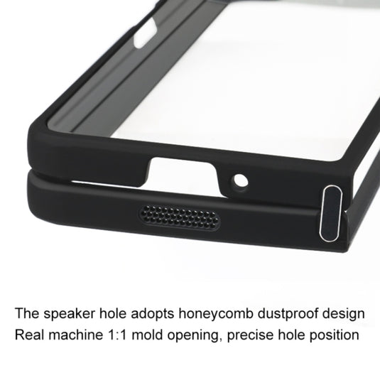 Samsung Galaxy Z Fold7 5G - Frosted TPU + Transparent PC Phone Case
