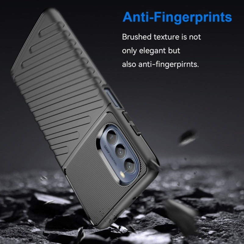 Chargez l&#39;image dans la visionneuse de la galerie, Motorola Moto G82 - Thunder Series Twill Texture Thickened Anti-fall Protection TPU Case - Polar Tech Australia

