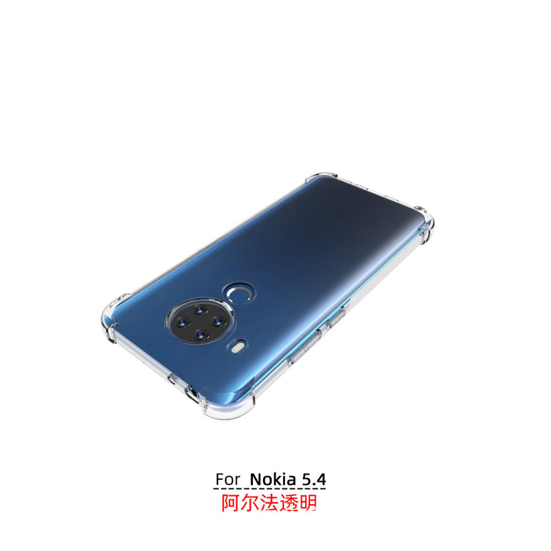 Cargue la imagen en el visor de la galería, Nokia 5.4 - AirPillow Cushion Transparent Soft Clear TPU Four Corners Protective Case - Polar Tech Australia
