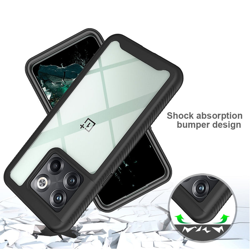 Cargue la imagen en el visor de la galería, OnePlus 10T - Solid Color Shockproof TPU Clear PC Phone Case
