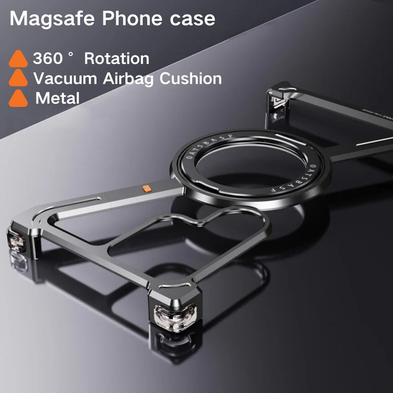 Chargez l&#39;image dans la visionneuse de la galerie, [Z-type metal bracket shell] Samsung Galaxy S24/Plus/Ultra - Magsafe Magnetic Phone Case - i-Station Mobile Phone &amp; Electronic Device Repair and Accessories

