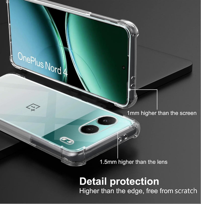 Cargue la imagen en el visor de la galería, OnePlus 1+Nord 4 - AirPillow Cushion Transparent Soft Clear TPU Four Corners Protective Case - Polar Tech Australia
