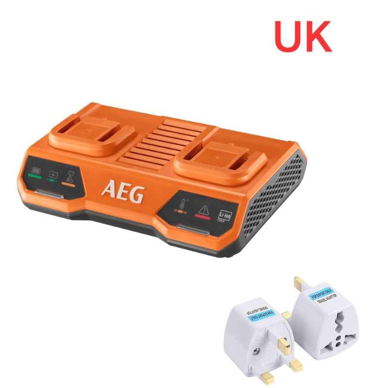 Cargue la imagen en el visor de la galería, [BL18C2][18V-4.0A] Genuine Original AEG Dual Port Fast Charger Electrical Tool Li-ion Battery - Replacement Charger - Polar Tech Australia
