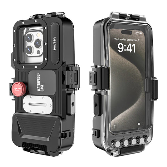 [Upgade Version Bluetooth Version][Diving IPX8 30M/98FT Waterproof] Universal iPhone Samsung Google Moto - Redpepper Underwater Protective Lanyard Mobile Phone Case - Polar Tech Australia