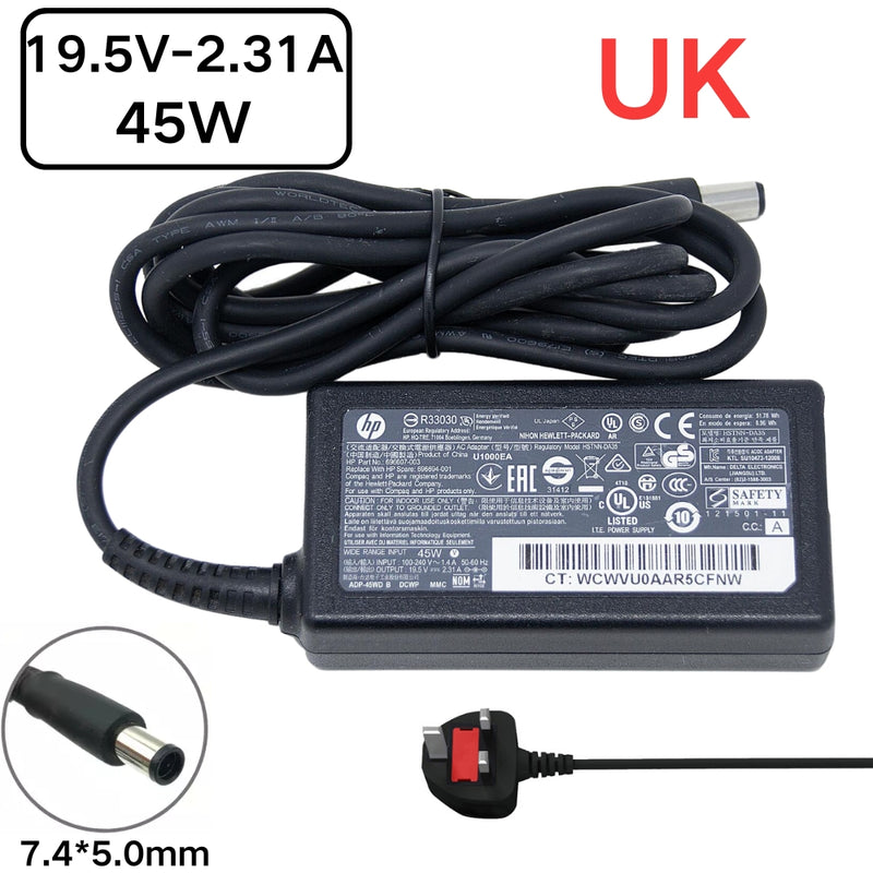 Chargez l&#39;image dans la visionneuse de la galerie, [19.5V-2.31A/45W][7.4x5.0] HP t310 All-in-One Zero Client Laptop AC Power Supply Adapter Charger
