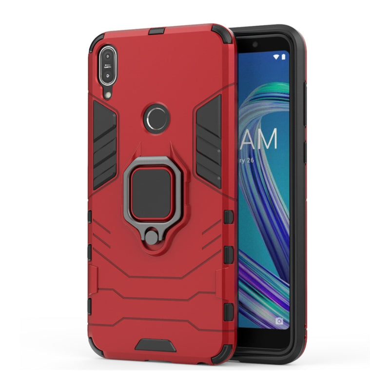 Cargue la imagen en el visor de la galería, Asus Zenfone Max Pro (M1) ZB601KL/ZB602KL - Heavy Duty Armor Case With Ring Holder Stand - Polar Tech Australia
