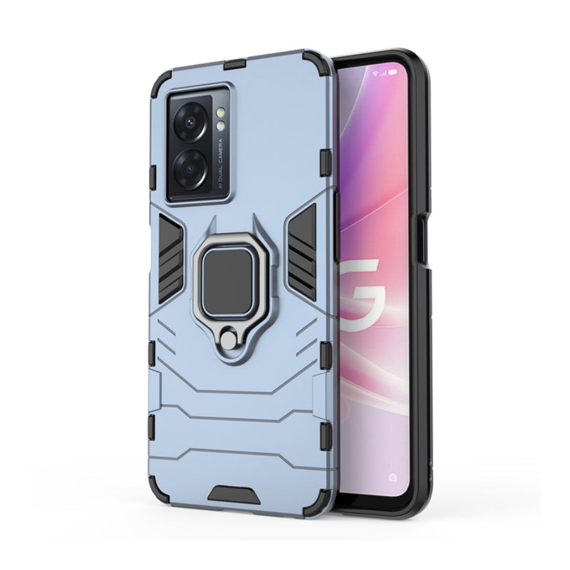 Load image into Gallery viewer, OPPO Reno7 Lite / Reno7 Z - Heavy Duty Armor Case With Ring Holder Stand - Polar Tech Australia

