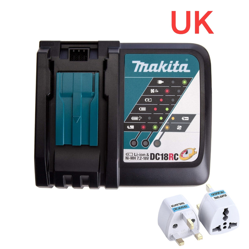 Chargez l&#39;image dans la visionneuse de la galerie, [DC18RC][7.2V~18V-9.0A] Genuine Original Makita Fast Charger Electrical Tool Li-ion Battery - Replacement Charger - Polar Tech Australia
