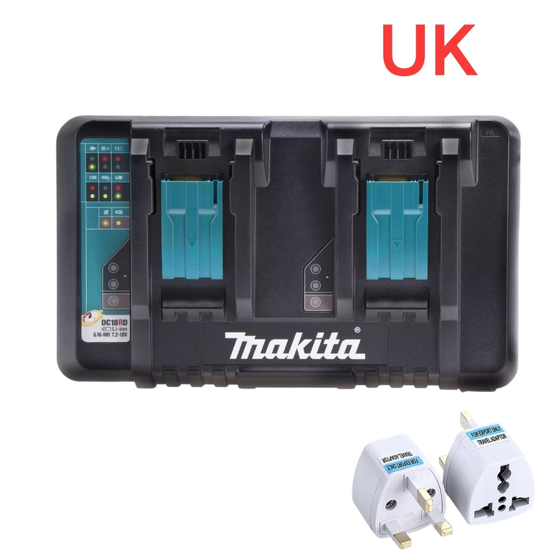 Chargez l&#39;image dans la visionneuse de la galerie, [DC18RD][7.2V~18V-9.0A] Genuine Original Makita Fast Charger Electrical Tool Li-ion Battery - Replacement Charger - Polar Tech Australia
