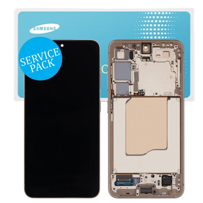Cargue la imagen en el visor de la galería, [Samsung Service Pack] Samsung Galaxy S25 5G (SM-S931B) OLED LCD Touch Digitizer Screen Assembly With Frame
