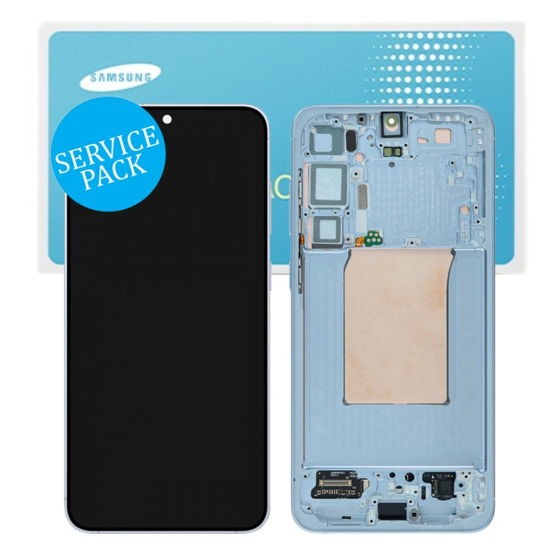 Cargue la imagen en el visor de la galería, [Samsung Service Pack] Samsung Galaxy S25 Plus 5G (SM-S936B) OLED LCD Touch Digitizer Screen Assembly With Frame
