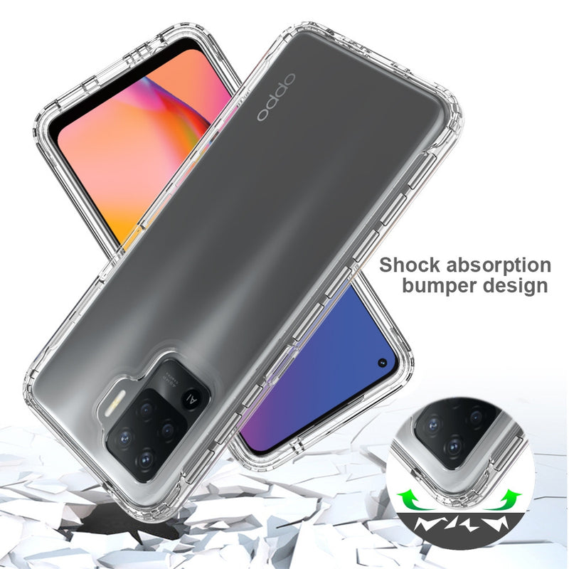 Chargez l&#39;image dans la visionneuse de la galerie, OPPO A94 4G (CPH2203) - Transparent TPU + PC Anti-Drop Phone Case - Polar Tech Australia
