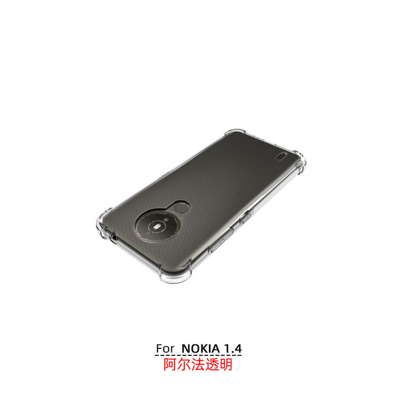 Cargue la imagen en el visor de la galería, Nokia 1.4 - AirPillow Cushion Transparent Soft Clear TPU Four Corners Protective Case - Polar Tech Australia
