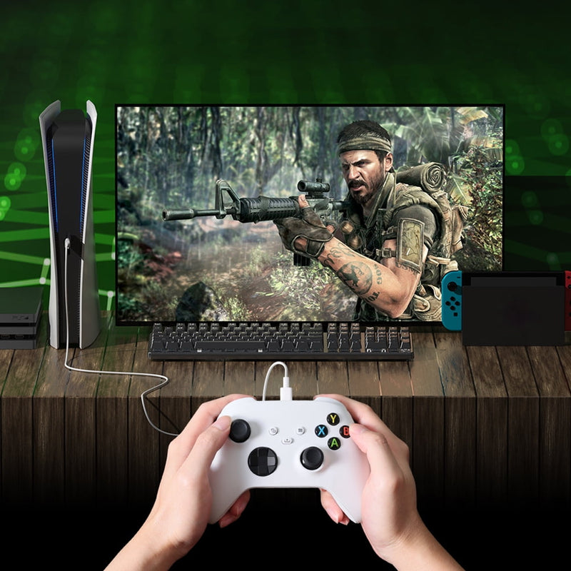 Cargue la imagen en el visor de la galería, Nintendo Switch/PS5/PS4/PC R90 Wired Gamepads Converter Adapter - Polar Tech Australia
