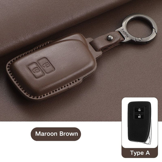 Lexus Leather Car Key Fob Case Cover For ES200, ES300H, RX300, RX350H, NX260, LX570, RX270
