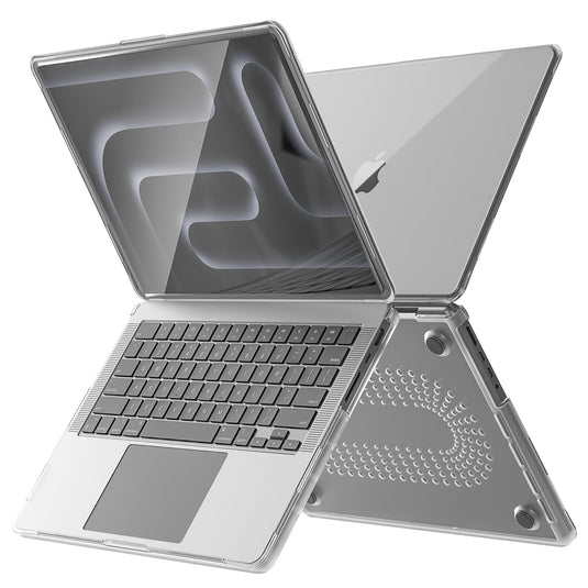 Apple MacBook Pro 14.2" (A2442 & A2779 & A2918 & A2992) Slim PC + TPU Scratch-Resistant Laptop Case