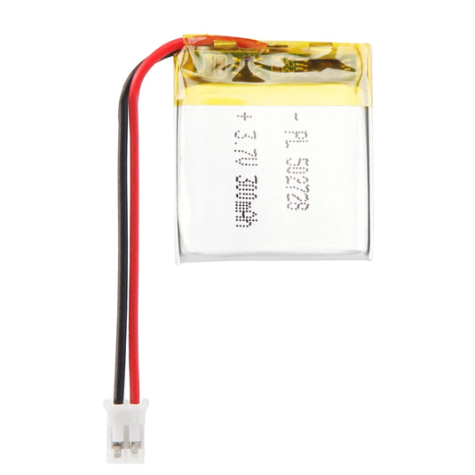 [PH2.0-JST Connector][502728] Universal 360mAh 3.7V Rechargeable Li-Ion Lithium Polymer Battery - Polar Tech Australia