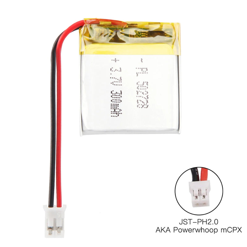 Cargue la imagen en el visor de la galería, [PH2.0-JST Connector][502728] Universal 360mAh 3.7V Rechargeable Li-Ion Lithium Polymer Battery - Polar Tech Australia
