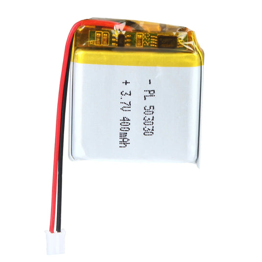 [PH2.0-JST Connector][503030] Universal 400mAh 3.7V Rechargeable Li-Ion Lithium Polymer Battery - Polar Tech Australia