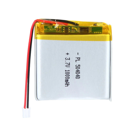 [PH2.0-JST Connector][504040] Universal 1000mAh 3.7V Rechargeable Li-Ion Lithium Polymer Battery - Polar Tech Australia