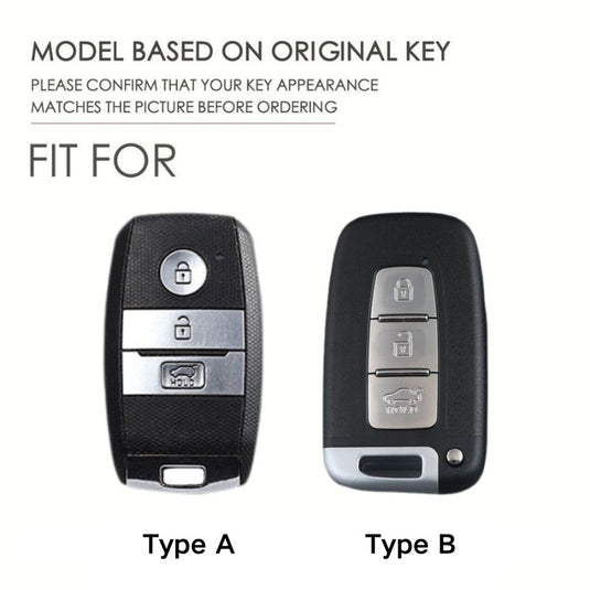 Kia Stylish Metal Car Key Protective Fob Case Cover For K2, K4, K5, Seltos, Sportage, Sonet, Cerato,EV5