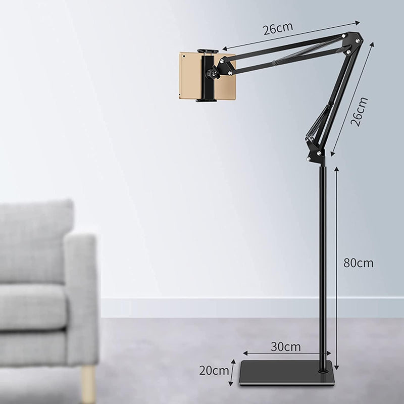 Load image into Gallery viewer, [PT-X52] Universal Flexible Adjustable Floor Mobile Phone Tablet Holder Stand

