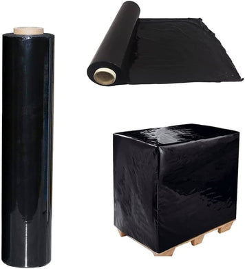 [50CM Wide] Black High-quality Durable Pallet PE Stretch Wrap - Polar Tech Australia