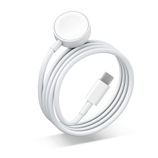 [USB-C Port] Apple Watch Magnetic Wireless Charger Charging Cable Cord