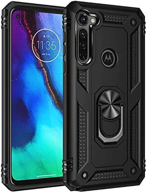 [Magnetic Ring Kickstand] Motorola Moto G Stylus - Shield Shockproof Rugged Heavy Duty Case - Polar Tech Australia