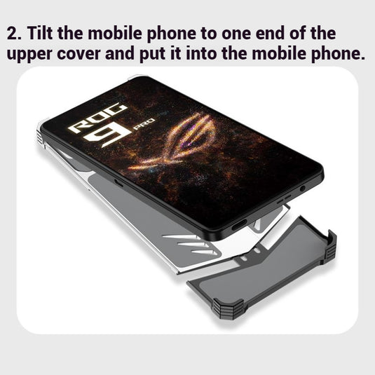 Asus ROG Phone 8 / 8 Pro - 360 Degree Frameless Metal Heat Dissipation Snap-on Case - Polar Tech Australia