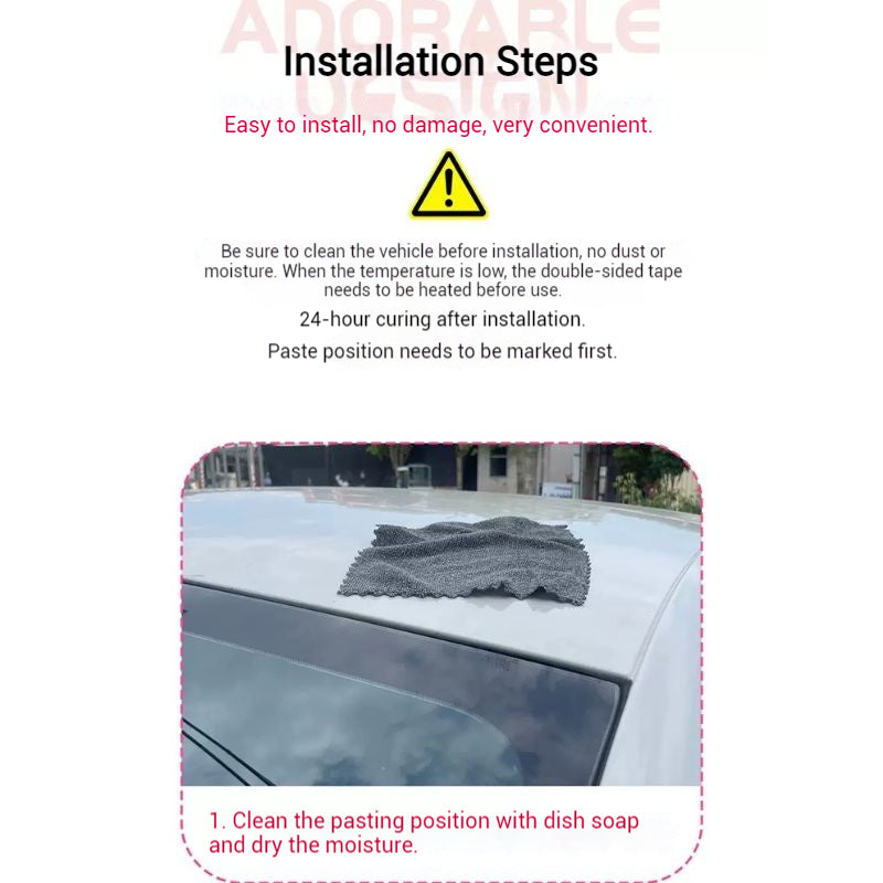 Chargez l&#39;image dans la visionneuse de la galerie, Cute Cartoon Cat Ear Solar-Powered Decorative Light Safety Lights For Car Exterior &amp; Car Roof (1 Pair) - i-Station Mobile Phone &amp; Electronic Device Repair and Accessories
