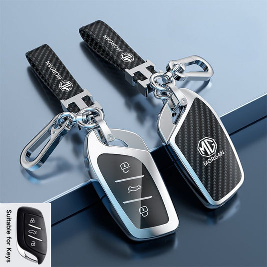 MG Zinc Alloy + TPU Smart Car Key Fob Case Cover For MG3, MG5, MG6, MG7, GT, GSF, ONE, ZS, EV EZS, HS, EHS,ONE - Polar Tech Australia
