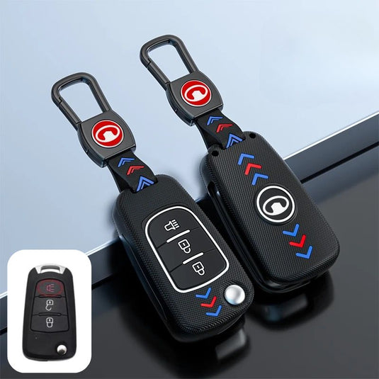 Great Wall Matte ABS Silicone Car Key Fob Case Cover For Haval, Wingle, M4, C30