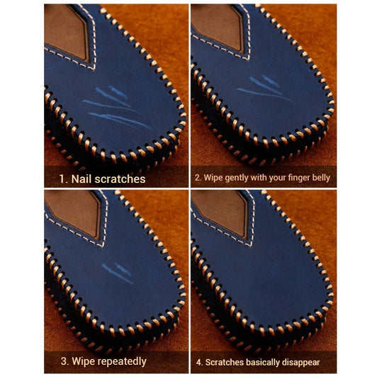 Subaru Cowhide Leather Car Key Fob Protective Cover Case For Outback, Ascent, Forester, Crosstrek, Legacy, Impreza, WRX - Polar Tech Australia