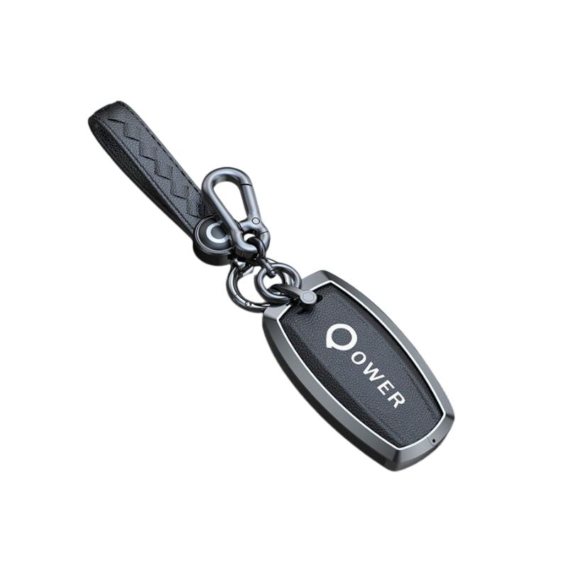 Cargue la imagen en el visor de la galería, Great Wall Zinc Alloy Leather Car Key Fob Case Cover For GWM Cannon (Pao) Passenger, Commercial
