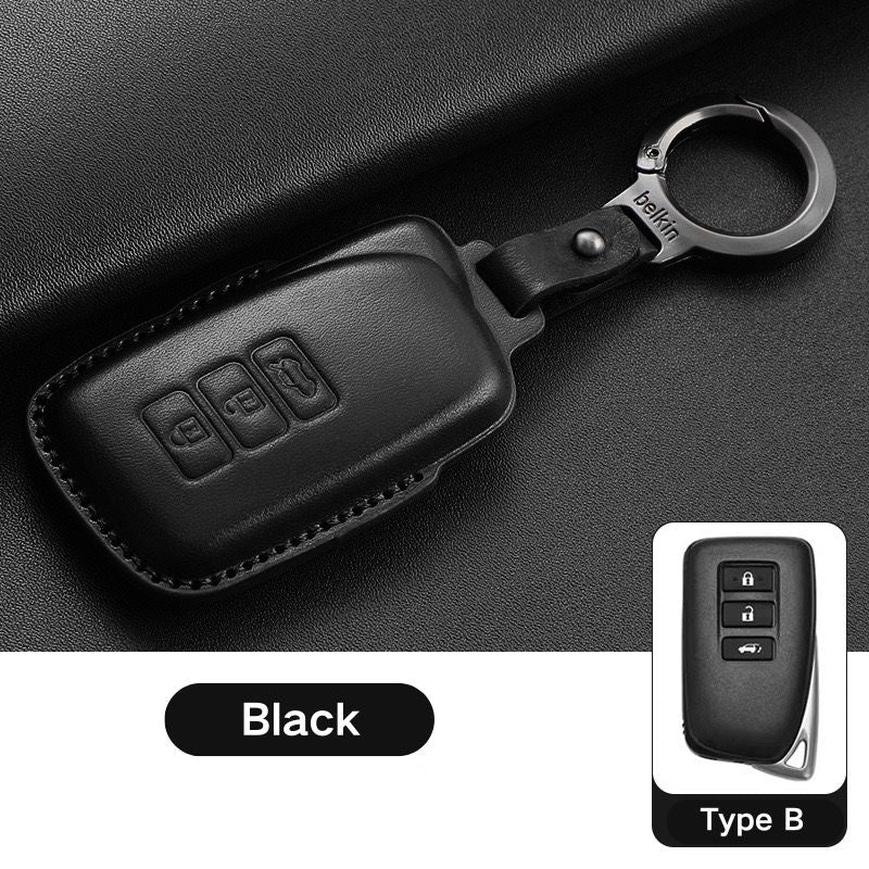Load image into Gallery viewer, Lexus Leather Car Key Fob Case Cover For ES200, ES300H, RX300, RX350H, NX260, LX570, RX270
