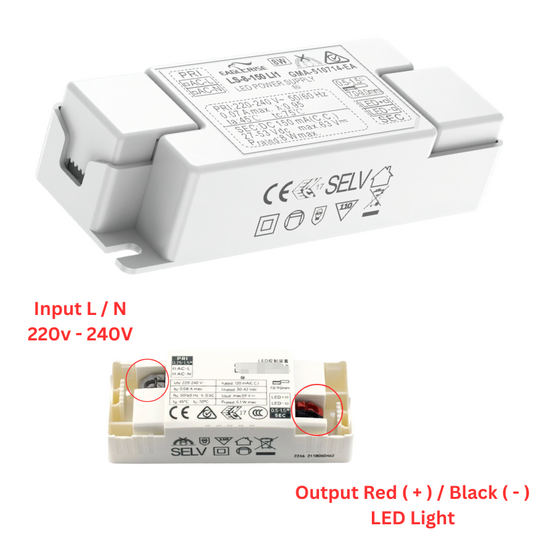 [LS-8-150][30-42V][150mA/6W] EAGLERISE Universal LED Driver & Power Supply (SAA Approved) - Polar Tech Australia